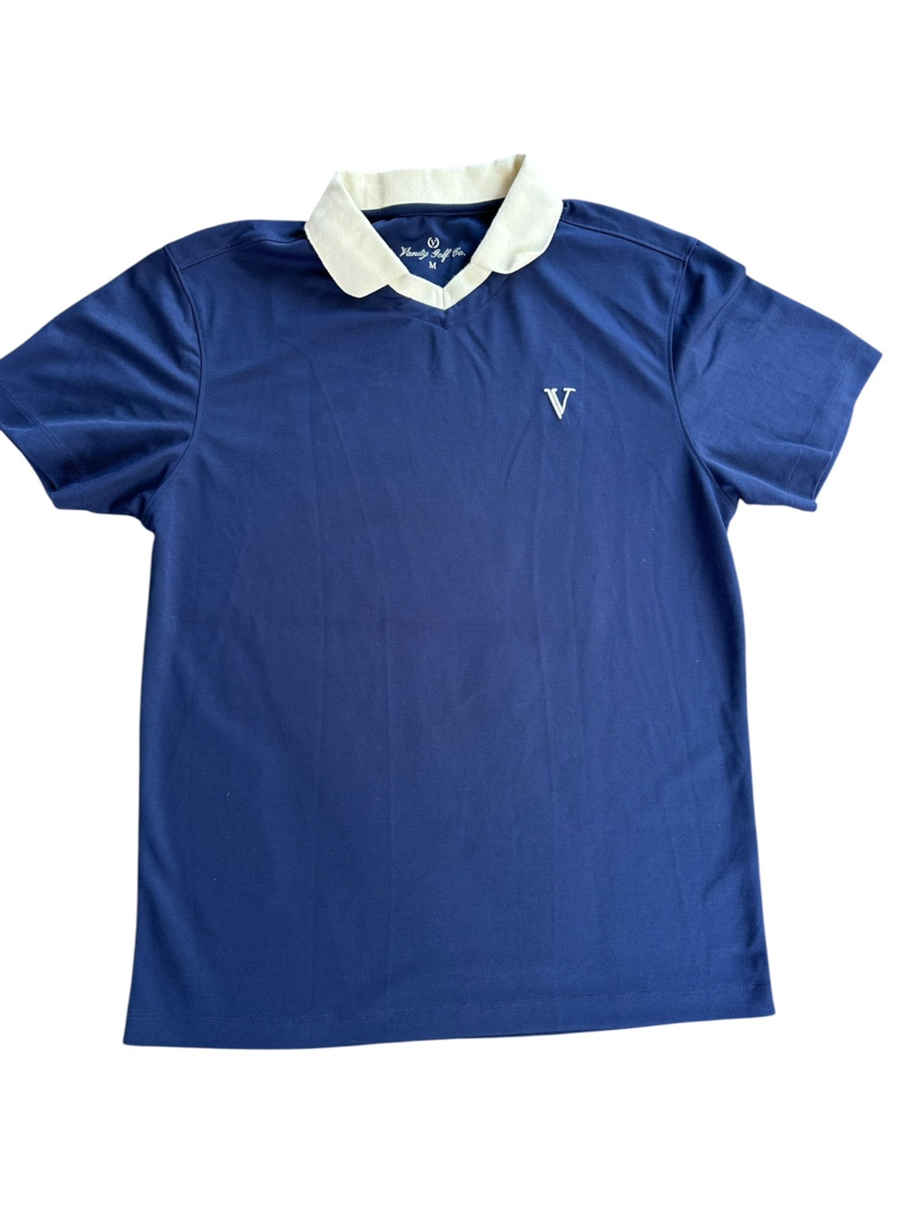 Vanity Golf Co Navy Vintage Inspired Golf Polo M